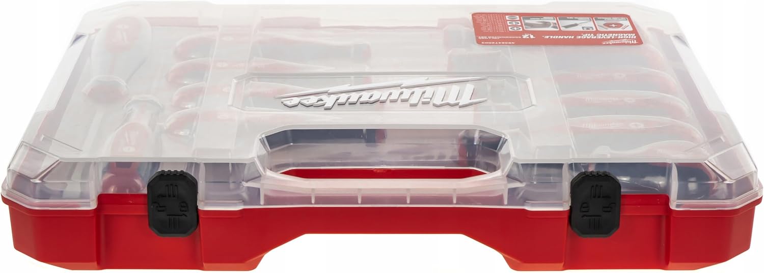 Bộ tua vít Milwaukee Clover 12 món 4932472003, màu đỏ