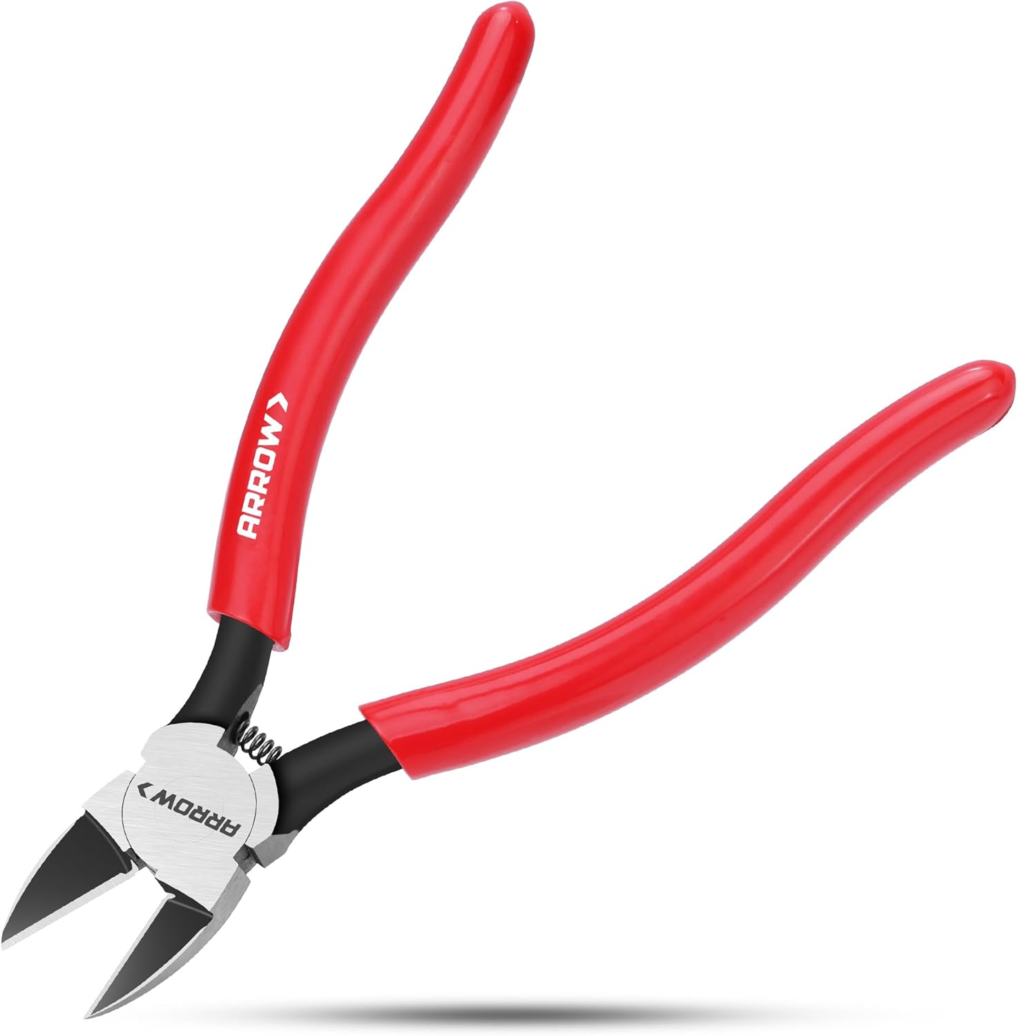 Kìm cắt dây chính xác ARROW 7 inch - Kìm cắt bên lò xo, Kìm cắt phẳng siêu sắc có tay cầm chống trượt để làm đồ trang sức, đồ thủ công, đồ điện tử, dây buộc, mô hình tự làm