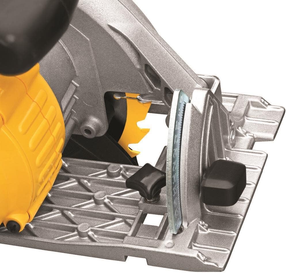 Máy cưa tròn DEWALT 20V MAX, Lưỡi cưa 6-1/2", Động cơ 460 MWO, Khả năng vát 0-50 độ, Chỉ có dụng cụ trần (DCS391B)
