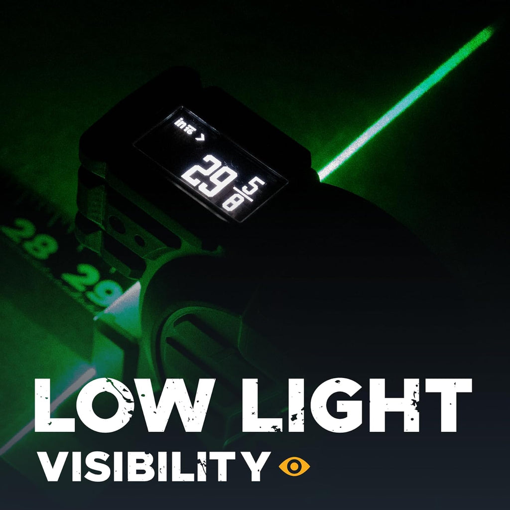 Thước dây kỹ thuật số REEKON T1 Tomahawk - Công cụ đo chính xác chuyên nghiệp, Tia laser xanh, Danh sách đo lường E-paper, Chia sẻ dữ liệu đo lường qua Bluetooth, Lưỡi dao thay thế