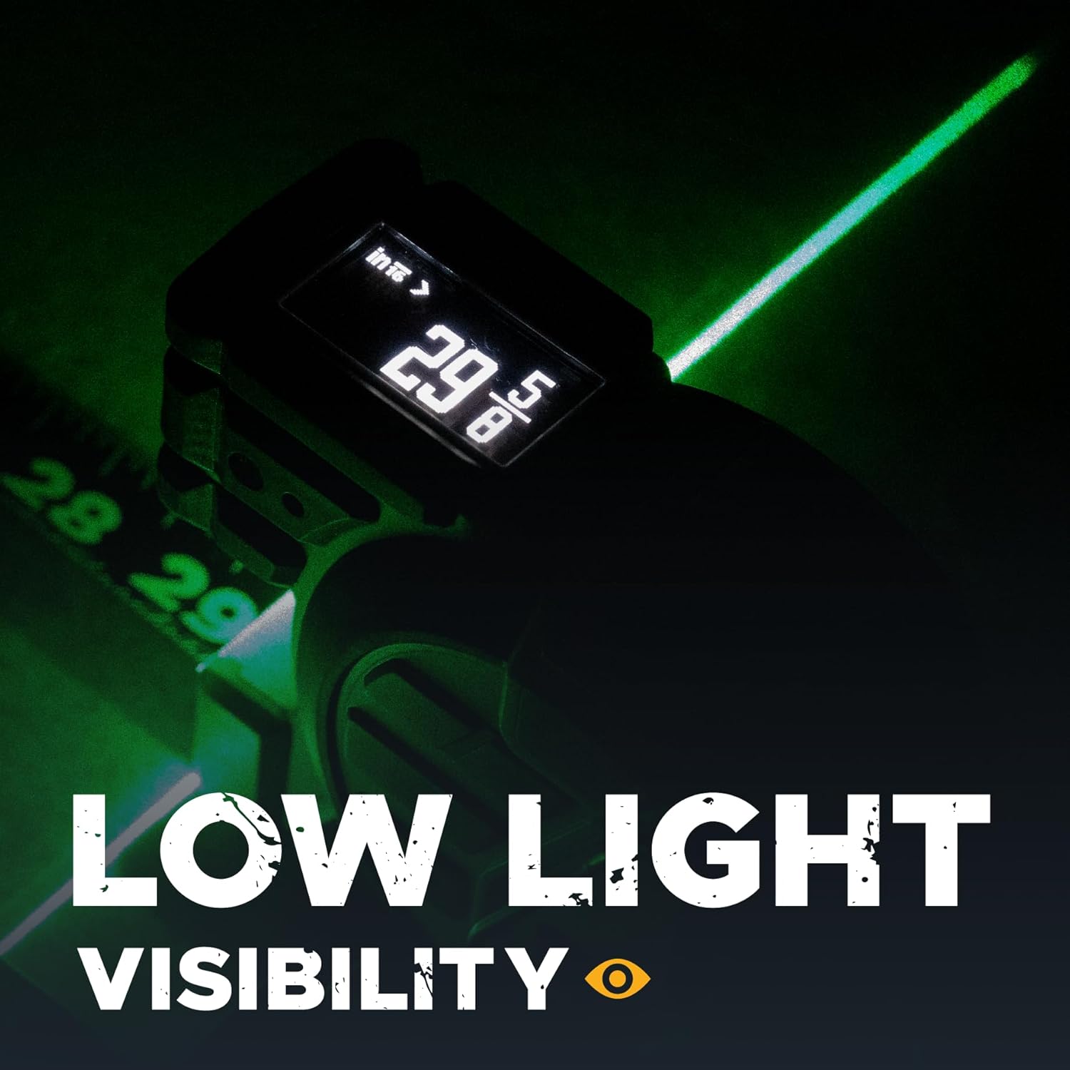 Thước dây kỹ thuật số REEKON T1 Tomahawk - Công cụ đo chính xác chuyên nghiệp, Tia laser xanh, Danh sách đo lường E-paper, Chia sẻ dữ liệu đo lường qua Bluetooth, Lưỡi dao thay thế