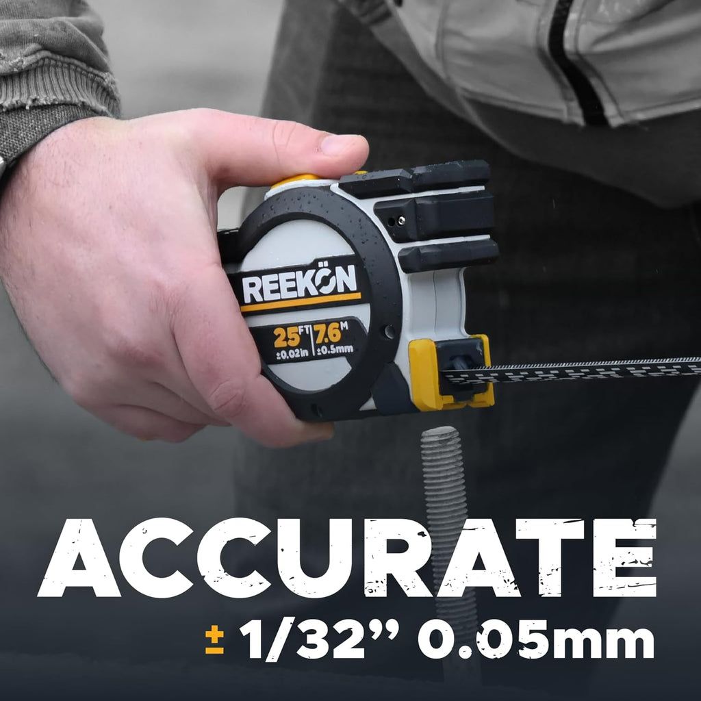 Thước dây kỹ thuật số REEKON T1 Tomahawk - Công cụ đo chính xác chuyên nghiệp, Tia laser xanh, Danh sách đo lường E-paper, Chia sẻ dữ liệu đo lường qua Bluetooth, Lưỡi dao thay thế